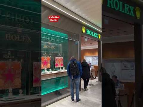 rolex shop im kadewe|ROLEX, Jewelry & Watches in Berlin, Tauentzienstraße.